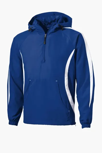 Sport-Tek Colorblock Raglan Anorak — view 7