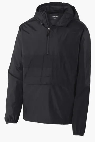 Sport-Tek Zipped Pocket Anorak — view 2