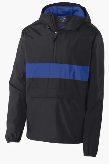 Sport-Tek Zipped Pocket Anorak — view 4