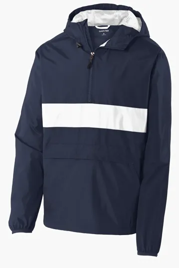 Sport-Tek Zipped Pocket Anorak — view 5