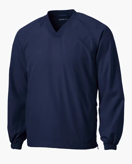 Sport-Tek V-Neck Raglan Wind Shirt — view 10