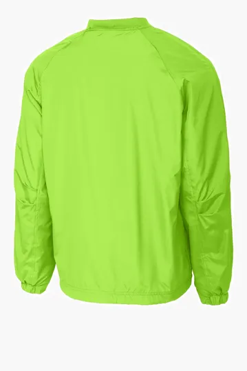 Sport-Tek V-Neck Raglan Wind Shirt — view 4