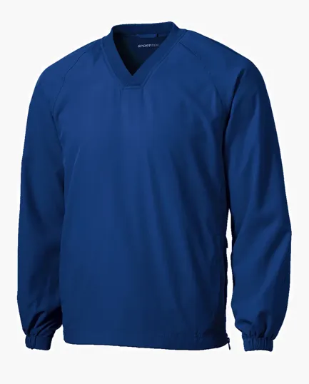 Sport-Tek V-Neck Raglan Wind Shirt — view 12
