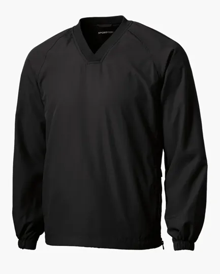 Sport-Tek V-Neck Raglan Wind Shirt — view 8