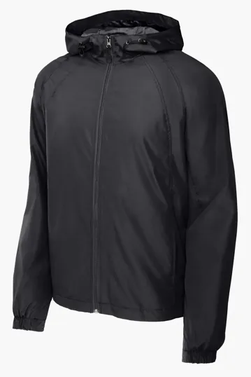 Sport-Tek Hooded Raglan Jacket — view 4