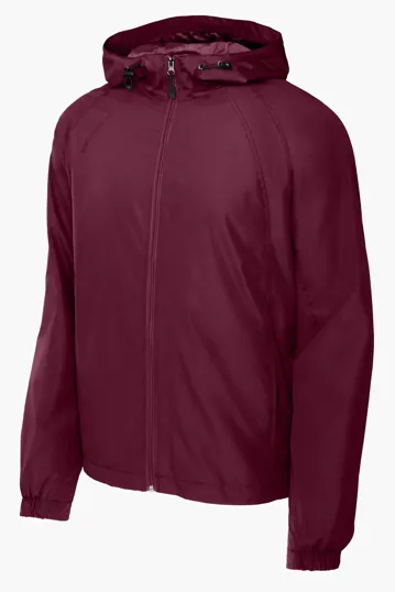Sport-Tek Hooded Raglan Jacket — view 5