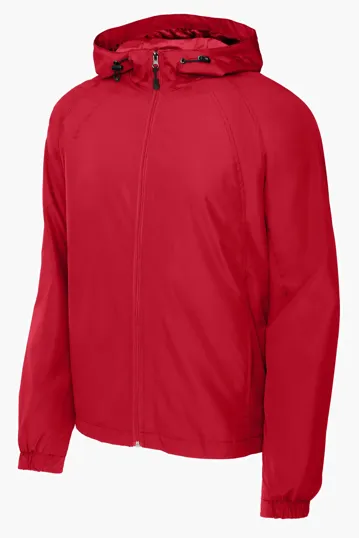 Sport-Tek Hooded Raglan Jacket — view 7