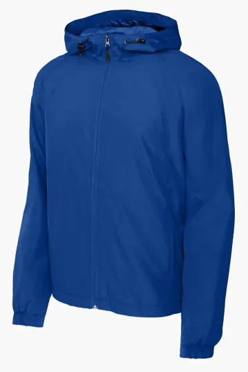 Sport-Tek Hooded Raglan Jacket — view 8