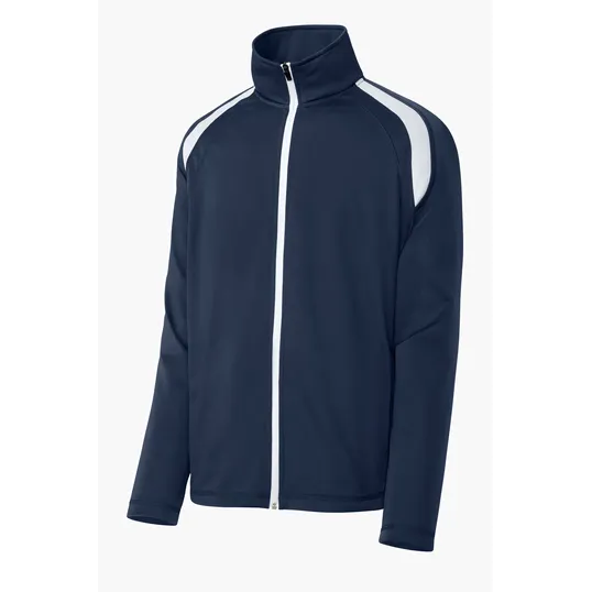Sport-Tek Tricot Track Jacket — view 3