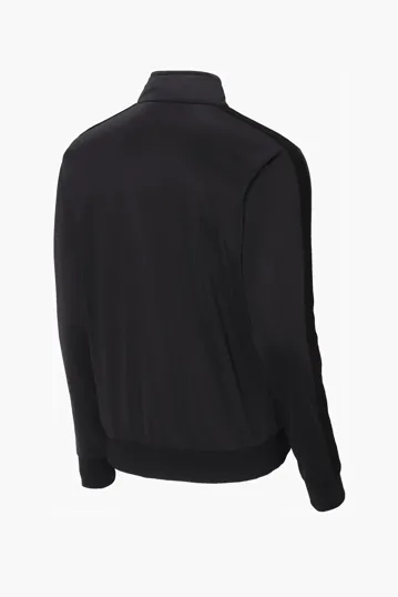 Sport-Tek Tricot Sleeve Stripe Track Jacket — view 6