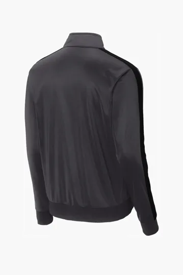 Sport-Tek Tricot Sleeve Stripe Track Jacket — view 11