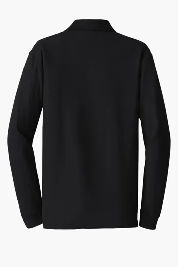 Port Authority Long Sleeve Core Classic Pique Polo — view 9