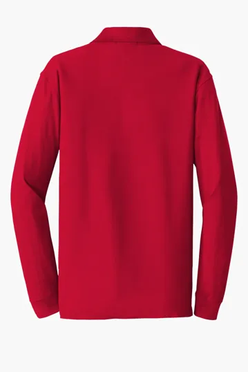 Port Authority Long Sleeve Core Classic Pique Polo — view 11