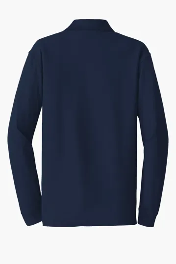 Port Authority Long Sleeve Core Classic Pique Polo — view 12