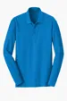 Port Authority Long Sleeve Core Classic Pique Polo — view 2