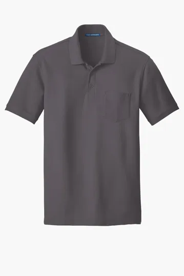 Port Authority Core Classic Pique Pocket Polo — view 5