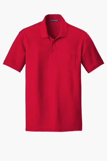 Port Authority Core Classic Pique Pocket Polo — view 6