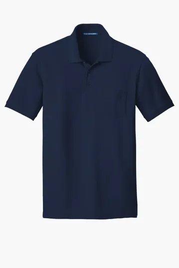 Port Authority Core Classic Pique Pocket Polo — view 7