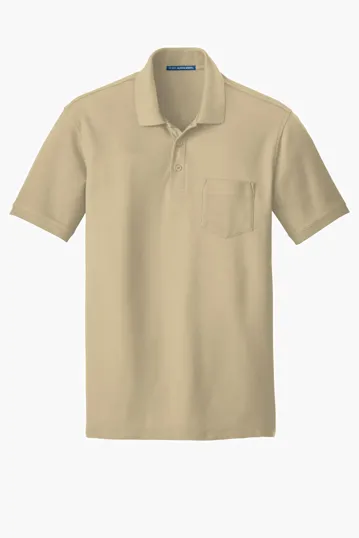 Port Authority Core Classic Pique Pocket Polo — view 9