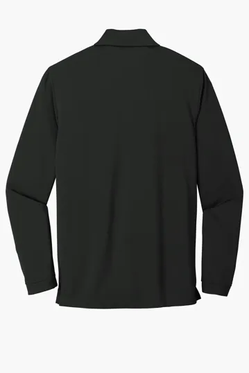 Port Authority Dry Zone UV Micro-Mesh Long Sleeve Polo — view 8