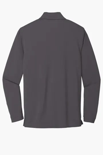 Port Authority Dry Zone UV Micro-Mesh Long Sleeve Polo — view 9