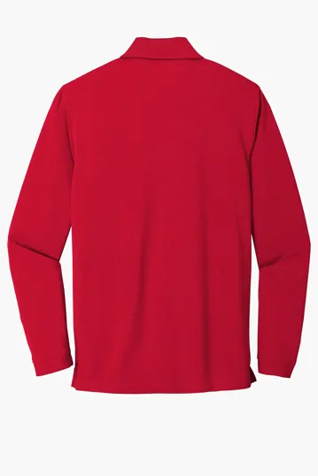 Port Authority Dry Zone UV Micro-Mesh Long Sleeve Polo — view 10