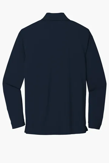 Port Authority Dry Zone UV Micro-Mesh Long Sleeve Polo — view 11