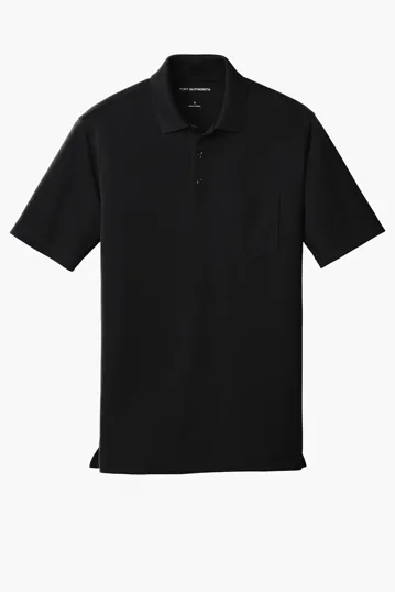 Port Authority Dry Zone UV Micro-Mesh Pocket Polo — view 2