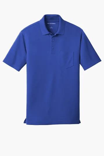 Port Authority Dry Zone UV Micro-Mesh Pocket Polo — view 6