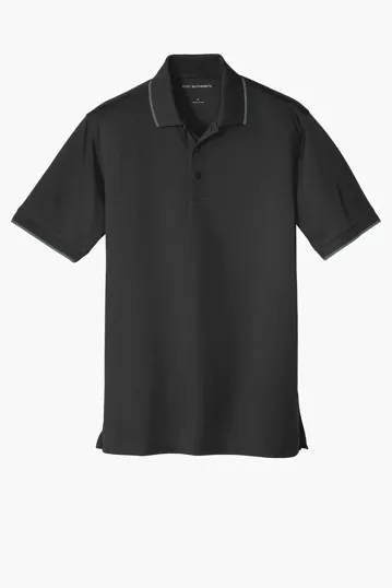 Port Authority Dry Zone UV Tipped Polo — view 2