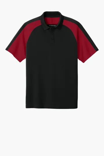 Port Authority Wearever Performance Pique Colorblock Polo — view 2