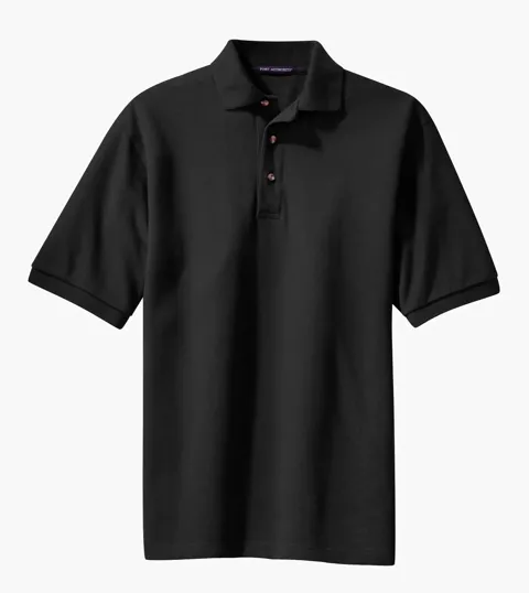 Port Authority Heavyweight Cotton Pique Polo — view 2