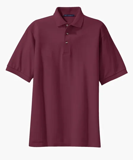 Port Authority Heavyweight Cotton Pique Polo — view 4