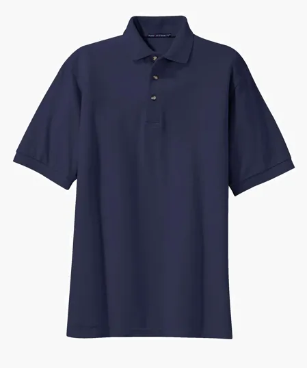 Port Authority Heavyweight Cotton Pique Polo — view 8