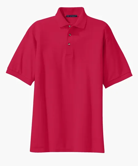 Port Authority Heavyweight Cotton Pique Polo — view 10