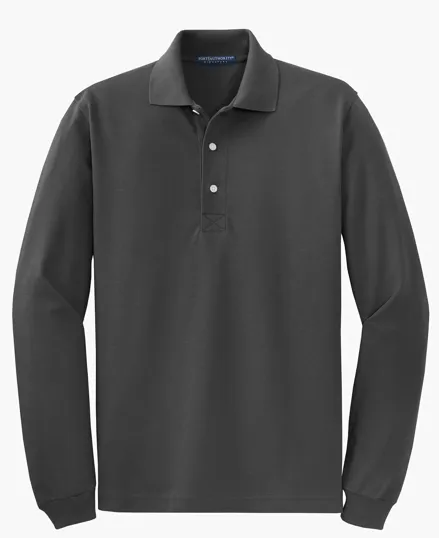 Port Authority Rapid Dry Long Sleeve Polo — view 2