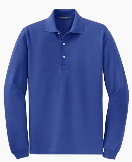Port Authority Rapid Dry Long Sleeve Polo — view 5