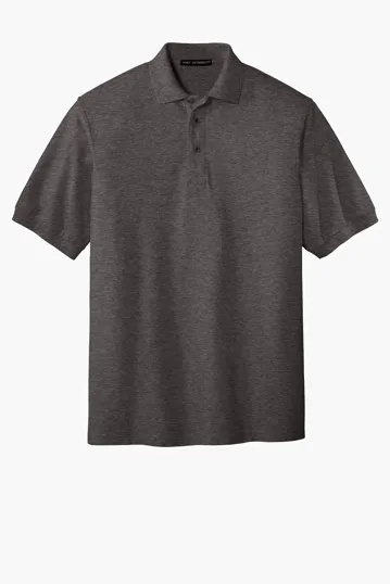 Port Authority Silk Touch Extended Size Polo — view 2