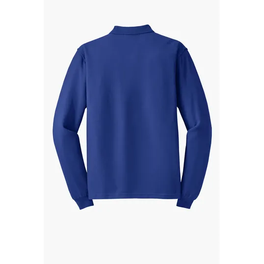 Port Authority Silk Touch Long Sleeve Polo — view 18