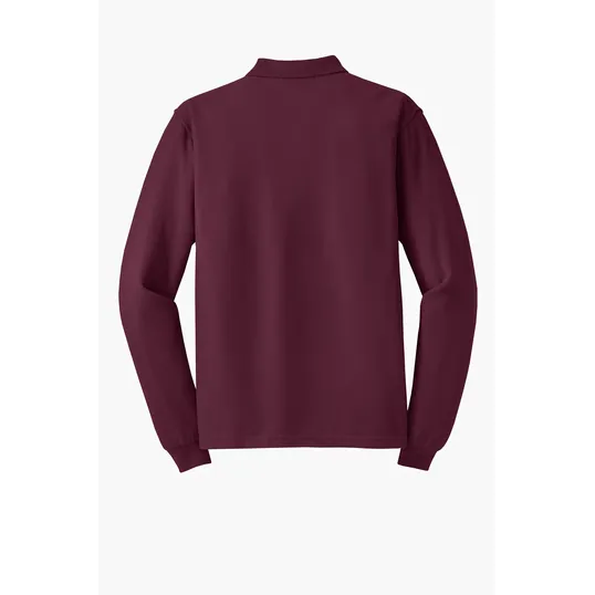 Port Authority Silk Touch Long Sleeve Polo — view 13