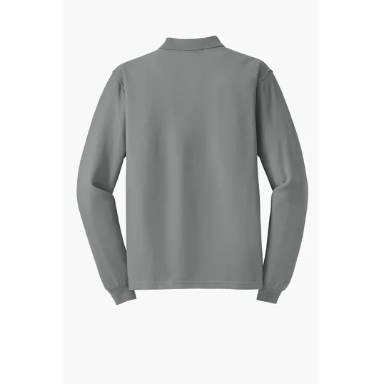 Port Authority Silk Touch Long Sleeve Polo — view 14