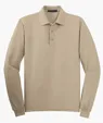 Port Authority Silk Touch Long Sleeve Polo — view 2