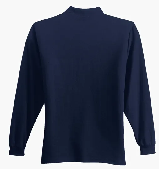 Port Authority Long Sleeve Silk Touch Polo with Pocket — view 5