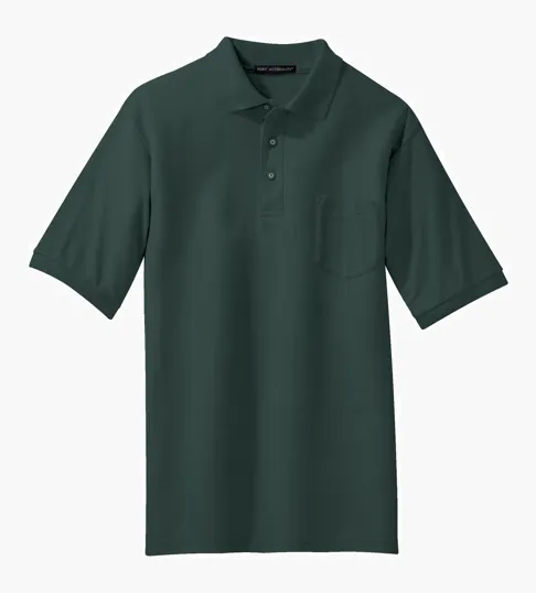 Port Authority Silk Touch Polo with Pocket — view 5