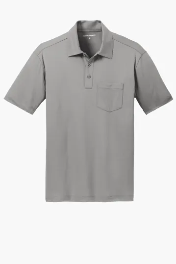 Port Authority Silk Touch Performance Pocket Polo — view 5