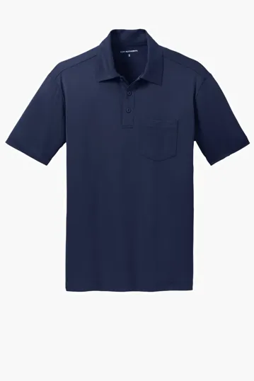 Port Authority Silk Touch Performance Pocket Polo — view 7