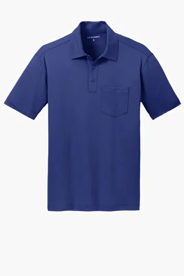 Port Authority Silk Touch Performance Pocket Polo — view 9