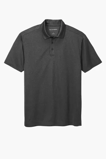 Port Authority Heathered Silk Touch Performance Polo — view 2