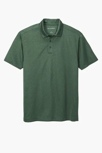 Port Authority Heathered Silk Touch Performance Polo — view 4