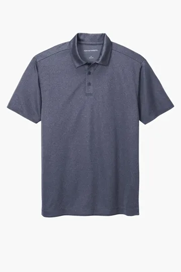 Port Authority Heathered Silk Touch Performance Polo — view 6